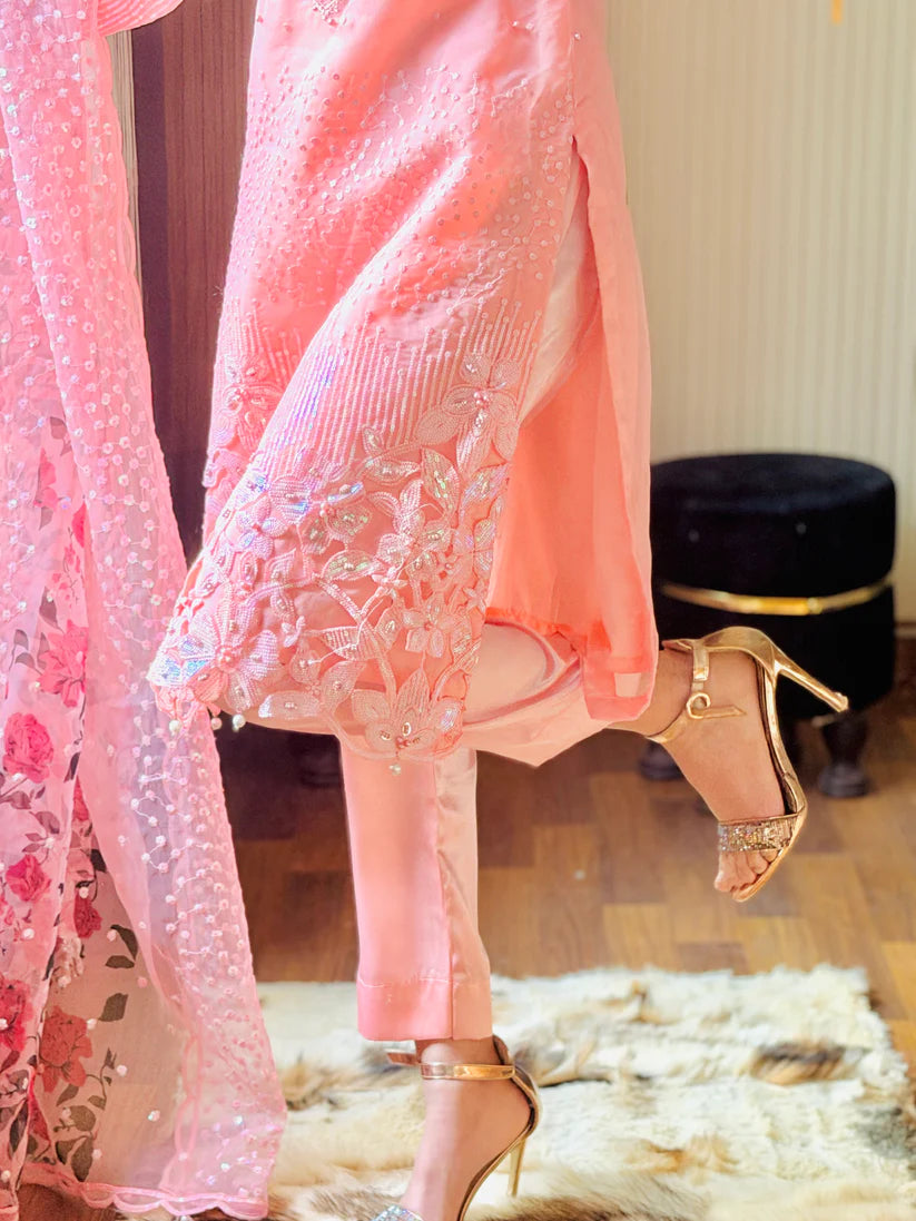 ORGANZA FANCY COLLECTION 3PCS (BABY PINK)