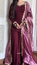 Festive 3Pcs Luxury Stitched Dress