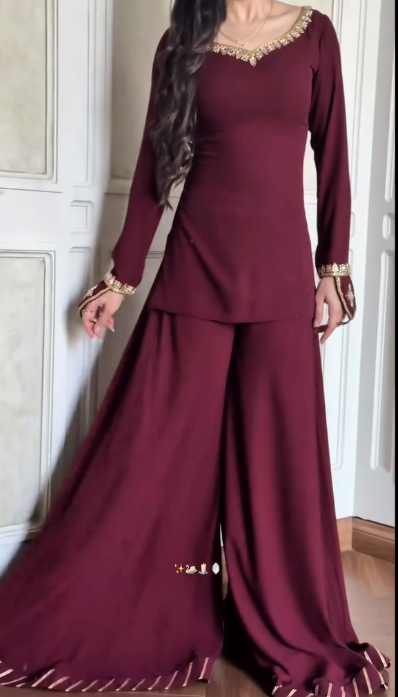 Festive 3Pcs Luxury Stitched Dress