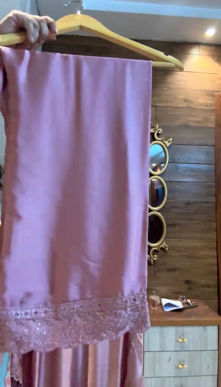 Silk Chiken Kari 3 Piece Dress
