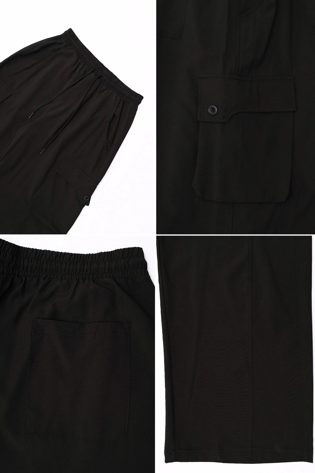 Multi-Pocket Loose Bottom Pack Of 4 Trouser