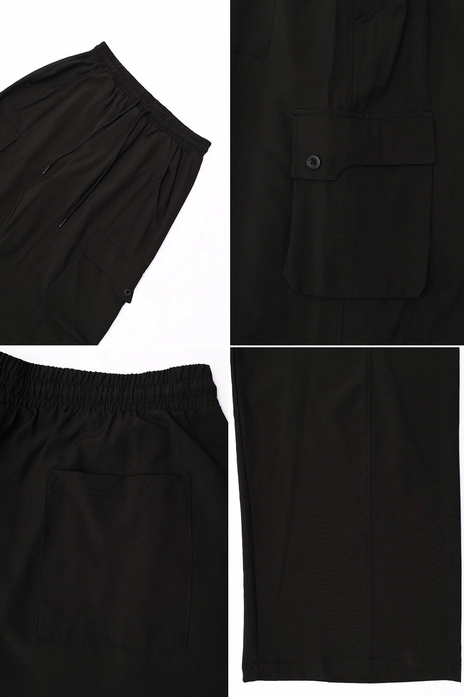 Multi-Pocket Loose Bottom Pack Of 4 Trouser