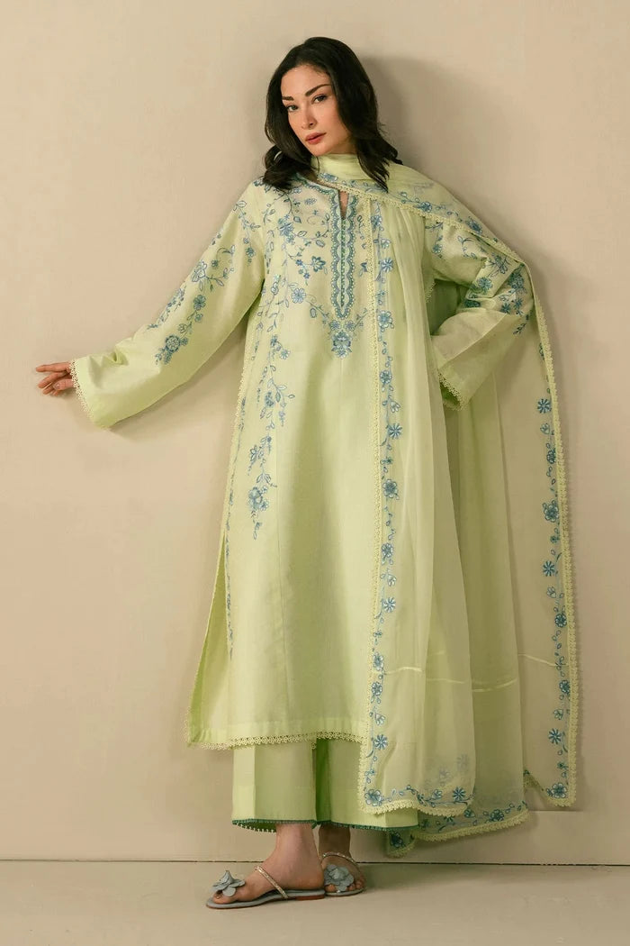 Lama Neemal Embroidered-3pc