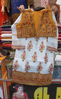 Kameez Shalwar With Coat 3 Piece