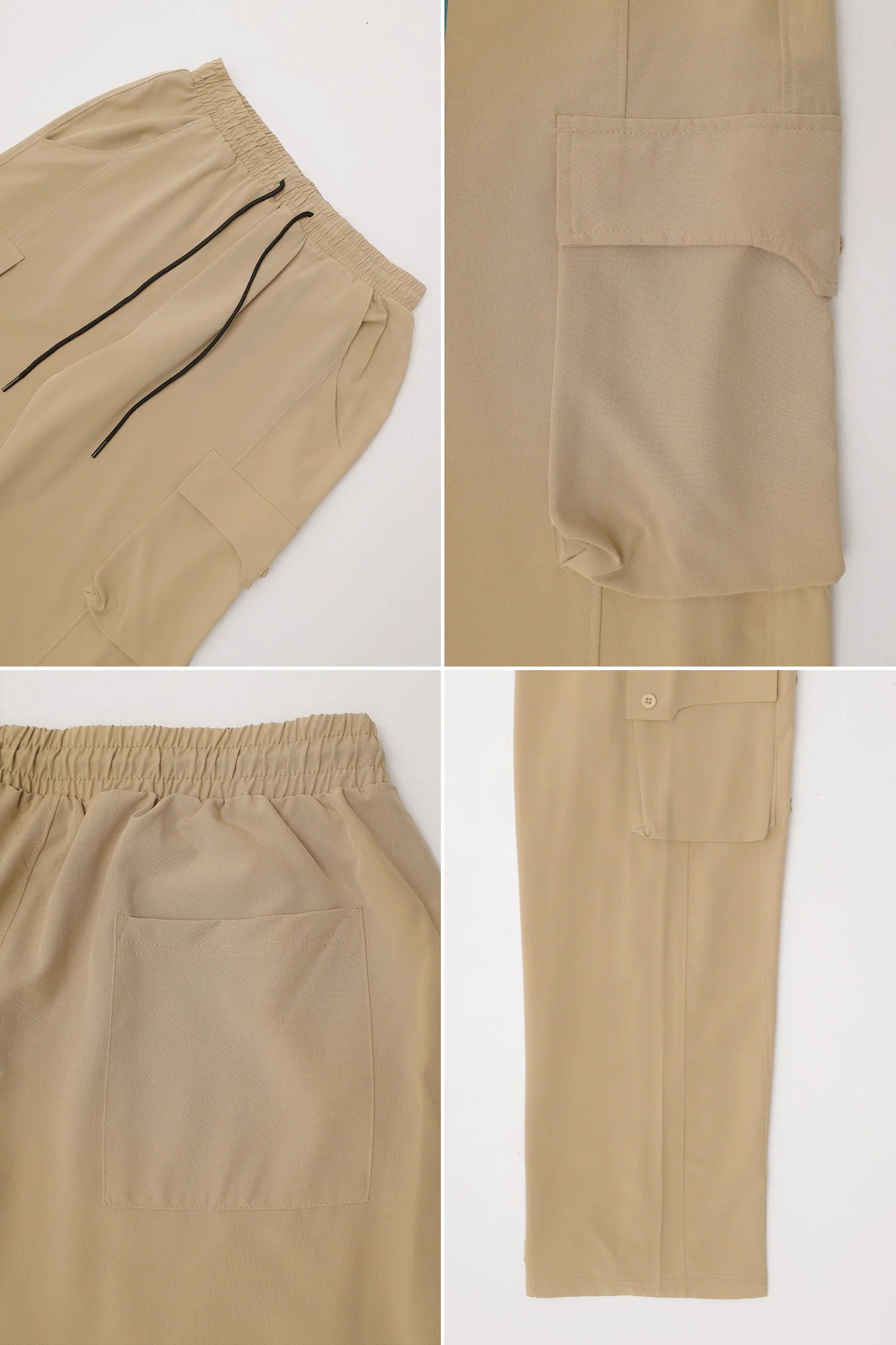 Multi-Pocket Loose Bottom Pack Of 4 Trouser