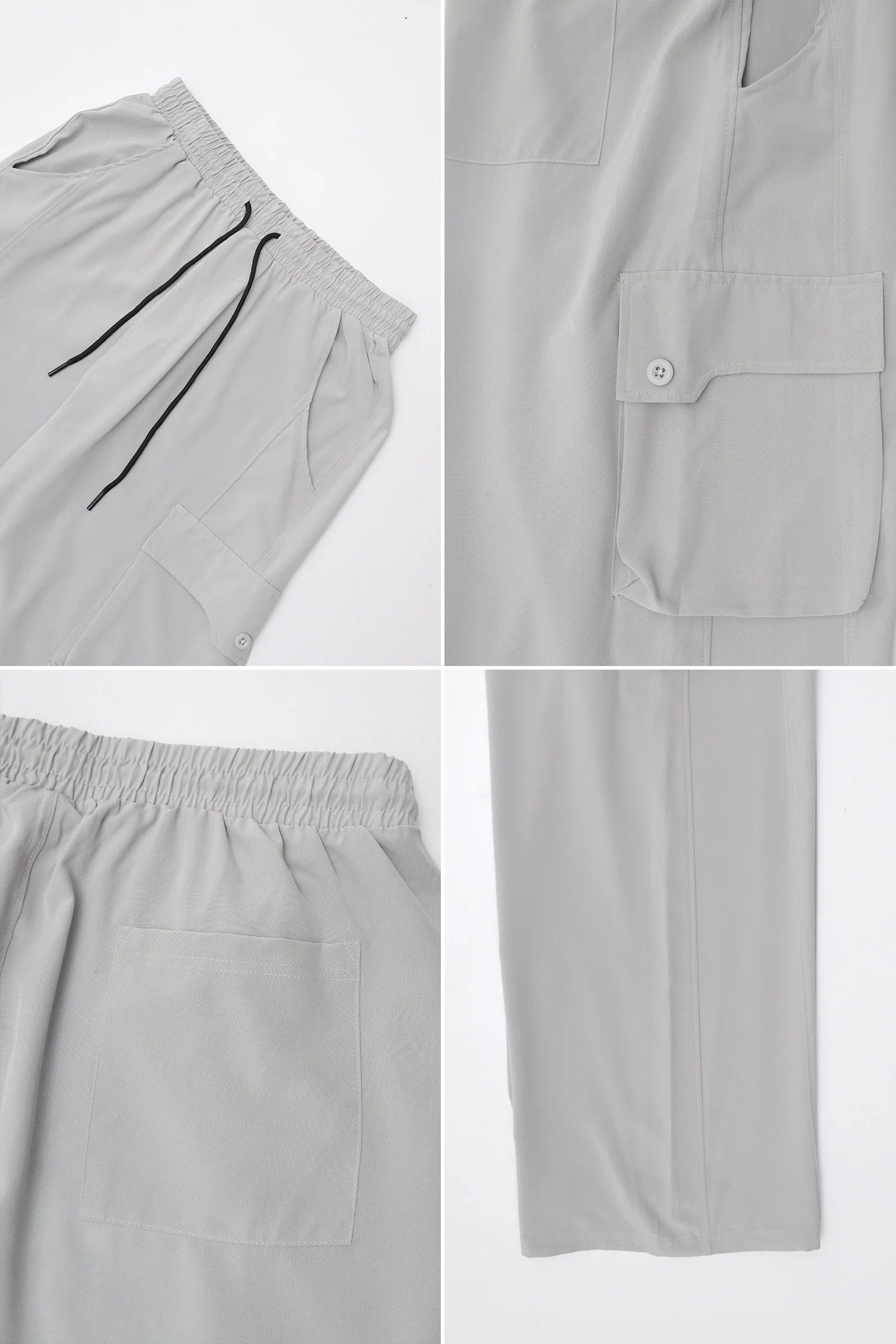 Multi-Pocket Loose Bottom Pack Of 4 Trouser